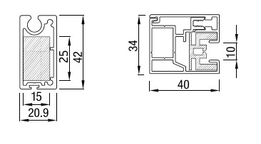 Coulisses Store coffre zip Elite 105