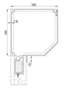 Encombrement Store coffre zip Elite 105